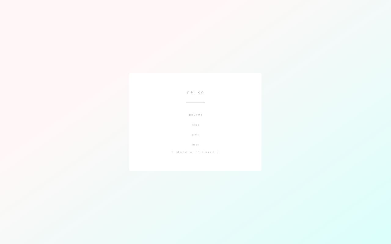 Carrd profile picture for @dreamers